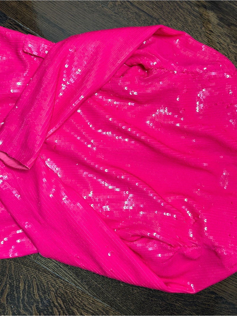 Alice and Olivia hit pink sequin blazer - Picture 7 of 7